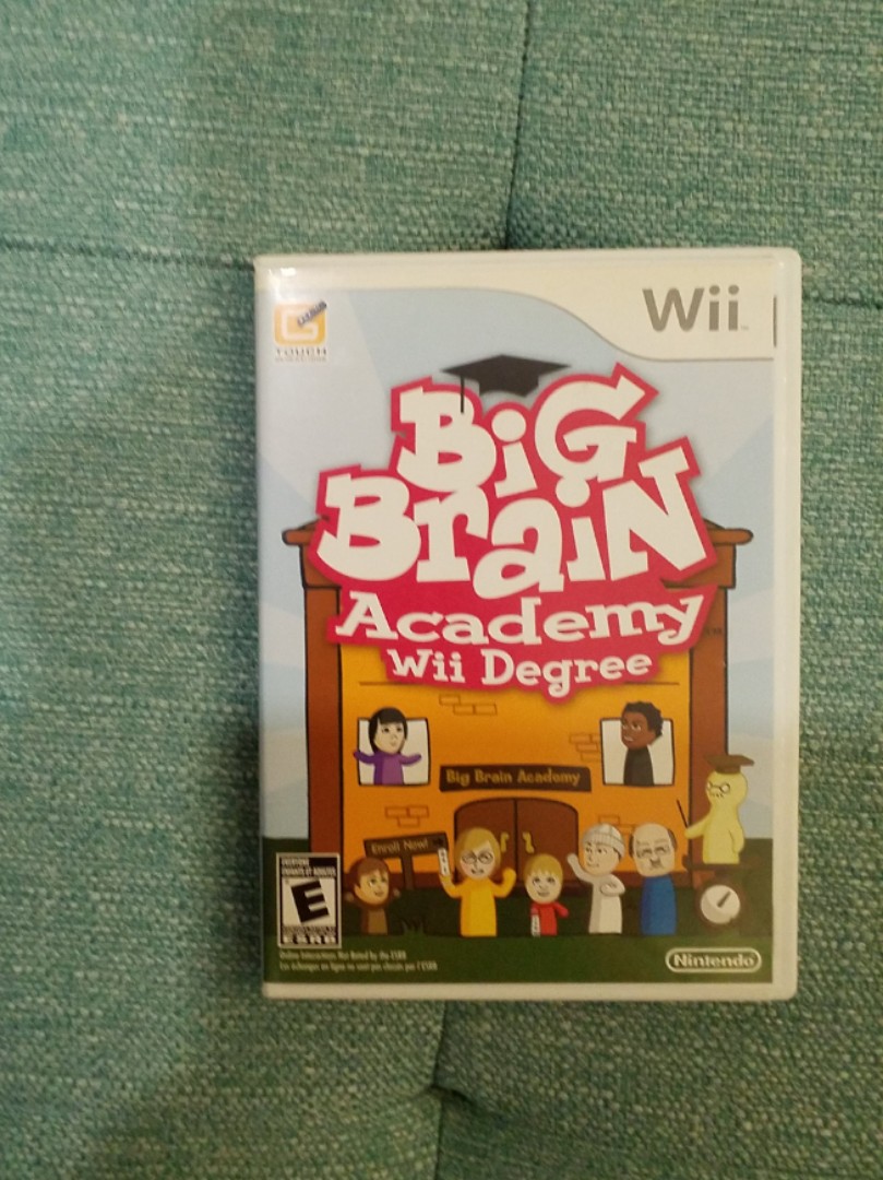 Big Brain Academy Wii Degree Toys Games Video Gaming Video Games On Carousell - carousell big brain roblox codes 2020 Big Brain Academy Wii Degree Toys Games Video Gaming Video Games On Carousell - big brain roblox codes 2020