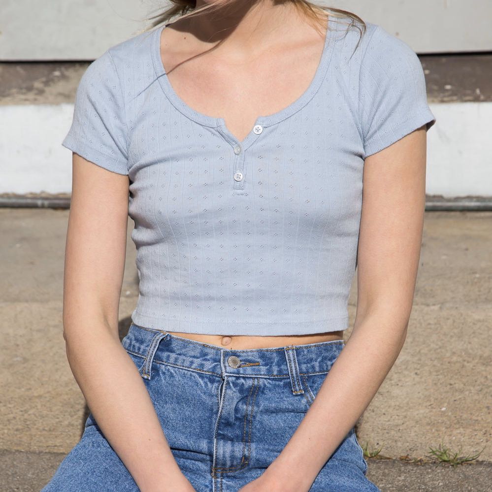 Brandy Melville Light Blue Tube Top - $10 (50% Off Retail) - From