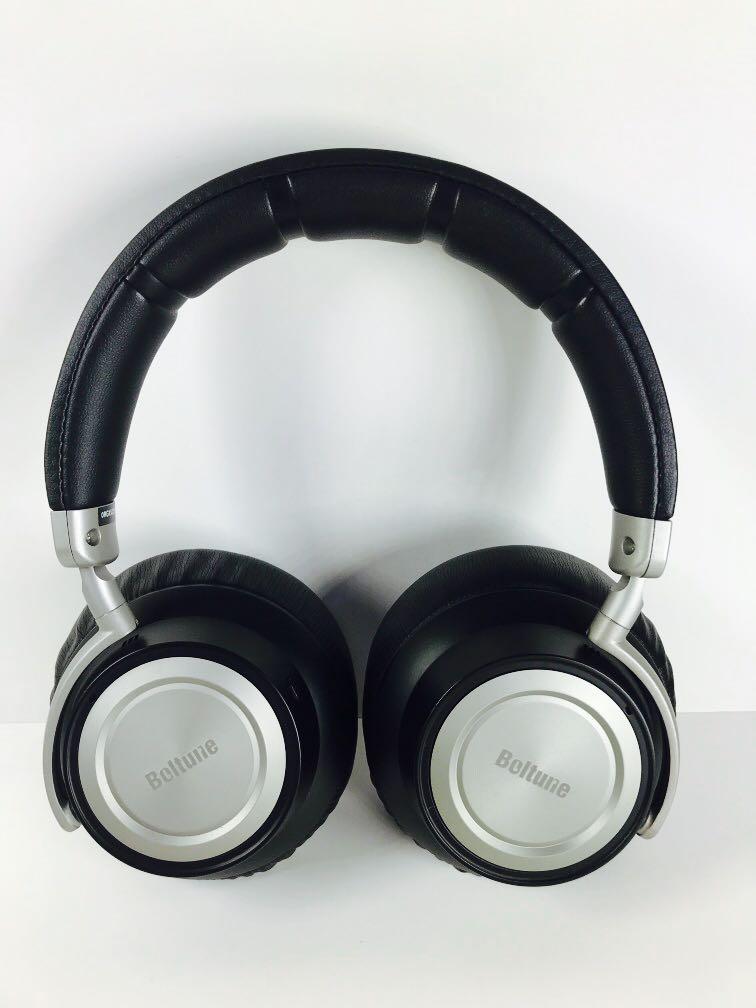 boltune active noise cancelling wireless stereo headphones