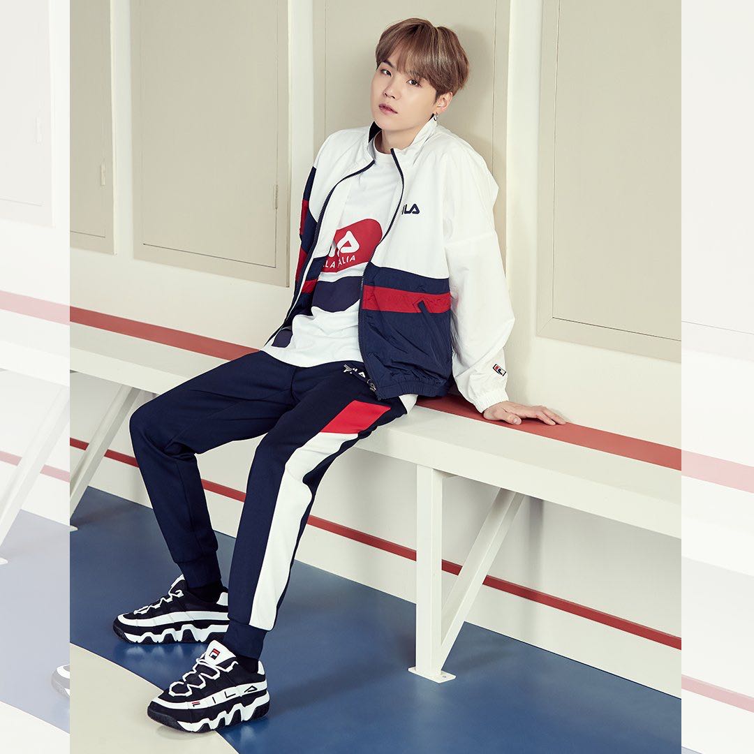 Brand New FILA BTS Yoongi Sneakers, Men 