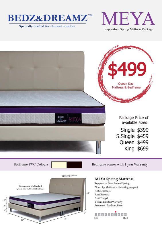 Brand New Prince Bed Bedset Promotion, Bed Frame Mattress Promotion Packages Singapore