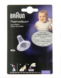 Braun 40-Pc ThermoScan Lens Filters Ear Thermometer IR4520 IRT3020
