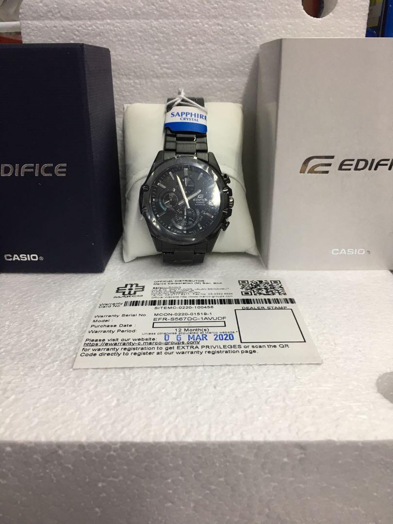 Casio edifice efr 567 top