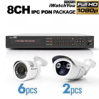 CCTV Camera 8pcs for 8CH PON package3