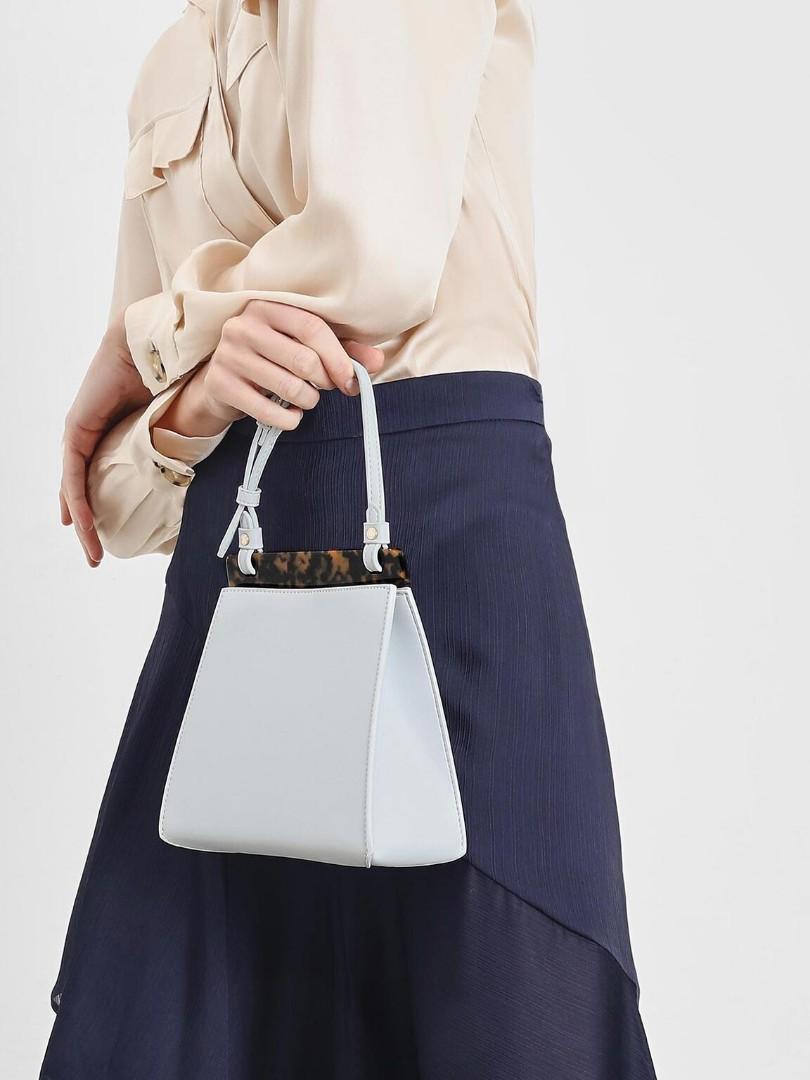 Charles & Keith Angular Crossbody Bag, Women's Fashion, Bags & Wallets