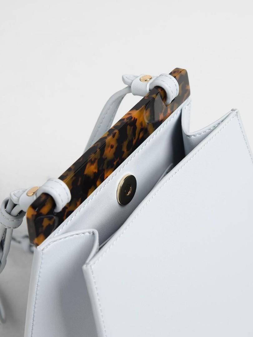 Charles & Keith Angular Crossbody Bag, Women's Fashion, Bags & Wallets