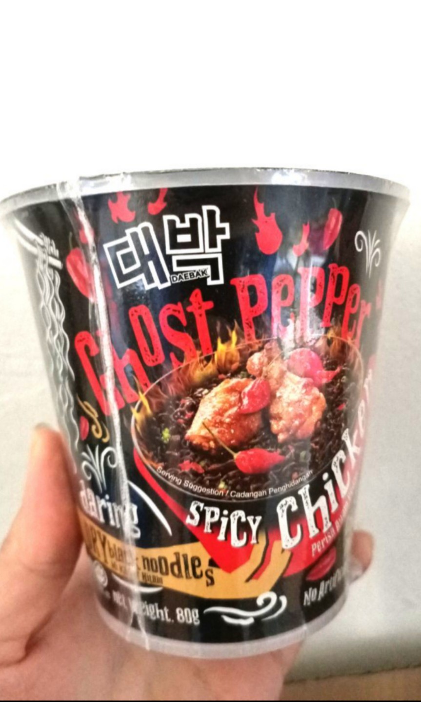 (CHEAPest!) Ghost pepper noodles. Dabek Habanero Spicy ...