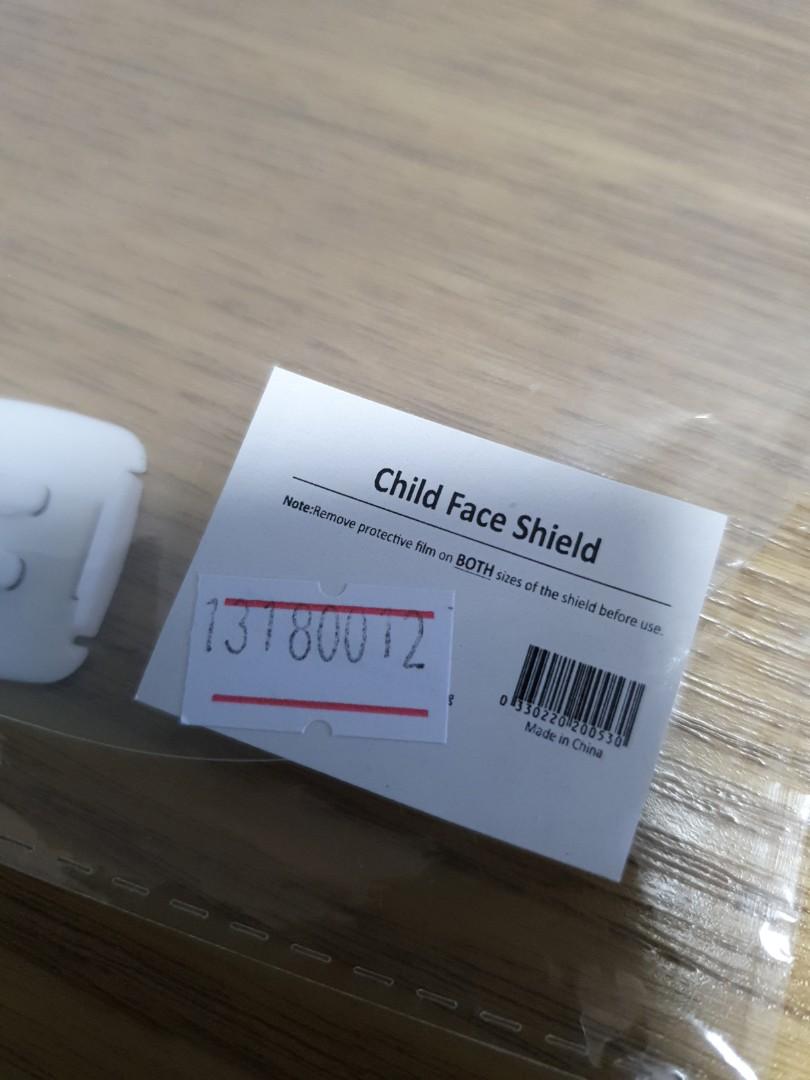 Child Face Shield, Babies & Kids, Baby Nursery & Kids Furniture, Other