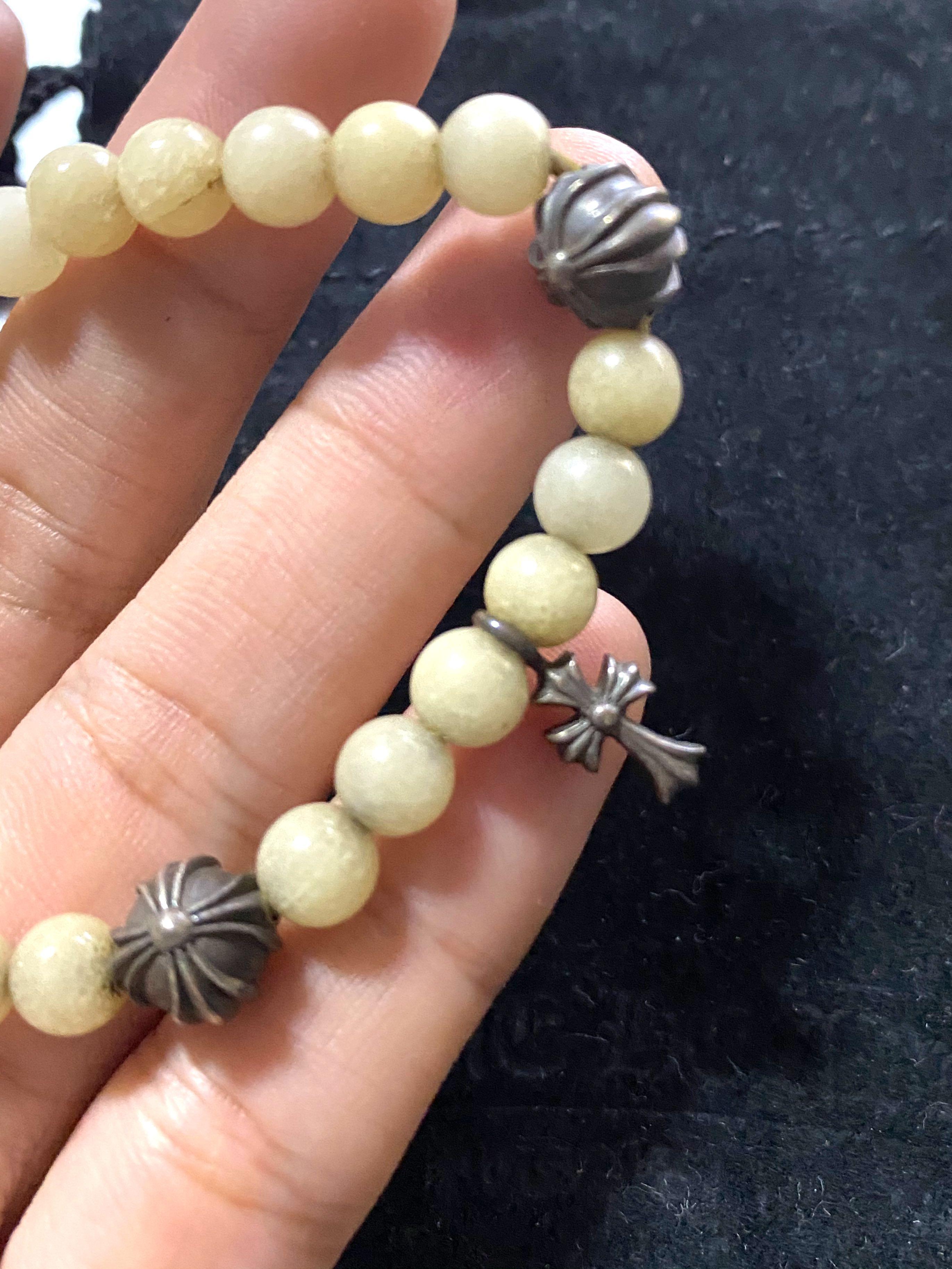 Chrome hearts bead bracelet hot sale