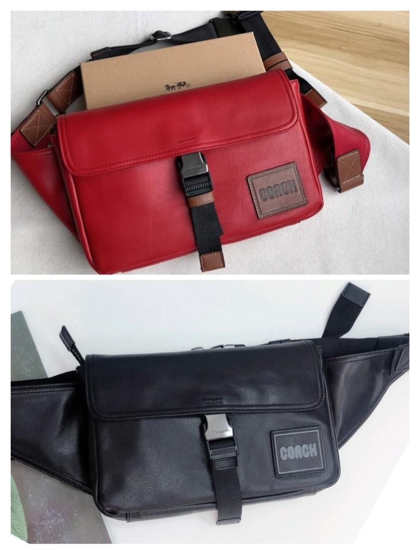 Pacer belt bag shop crossbody with coach patch