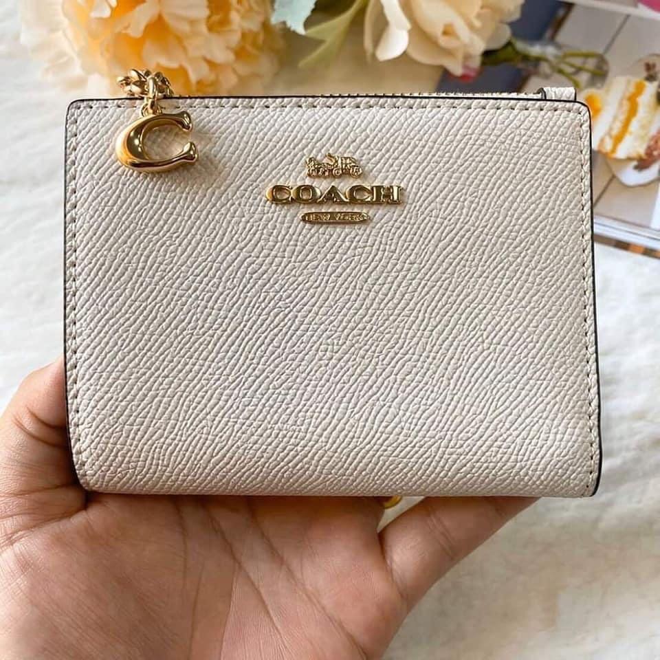 coach bifold wallet small