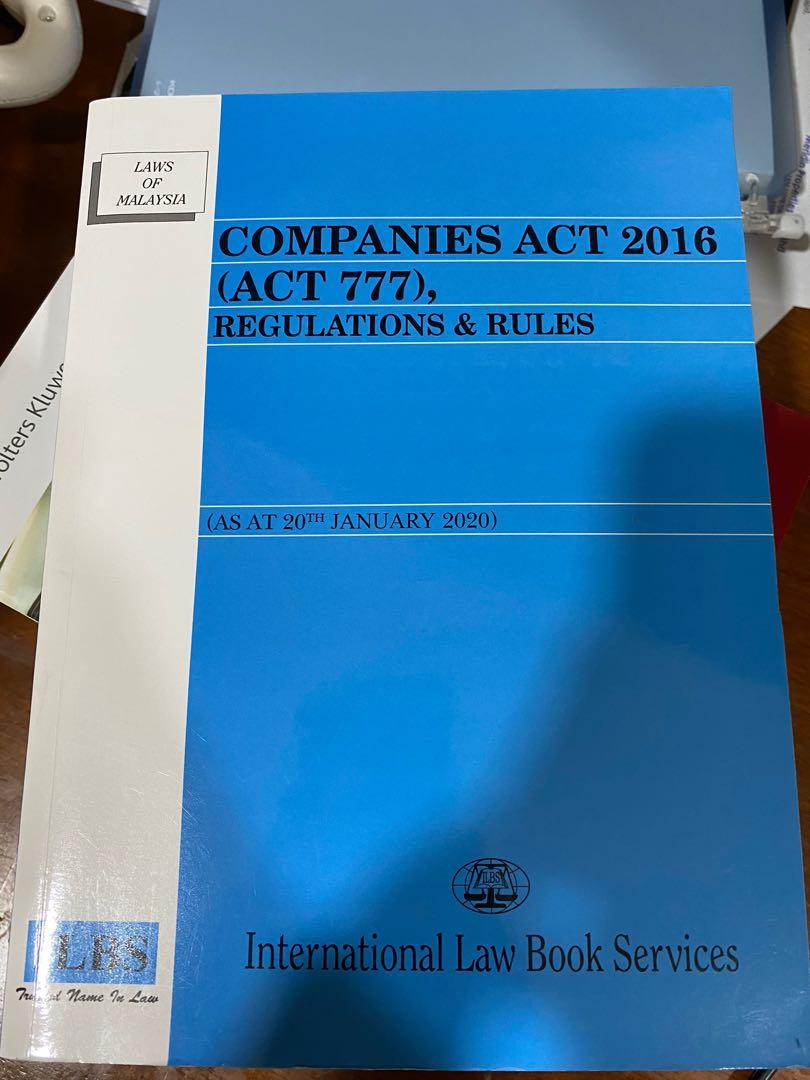 Companies Act 2016 Updated 20 Jan 2020 Books Stationery Books On Carousell