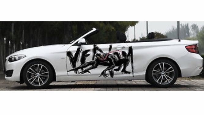 Venom store car decal