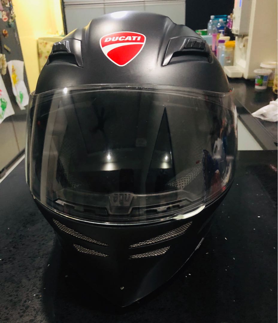 Ducati dark top rider v2 helmet