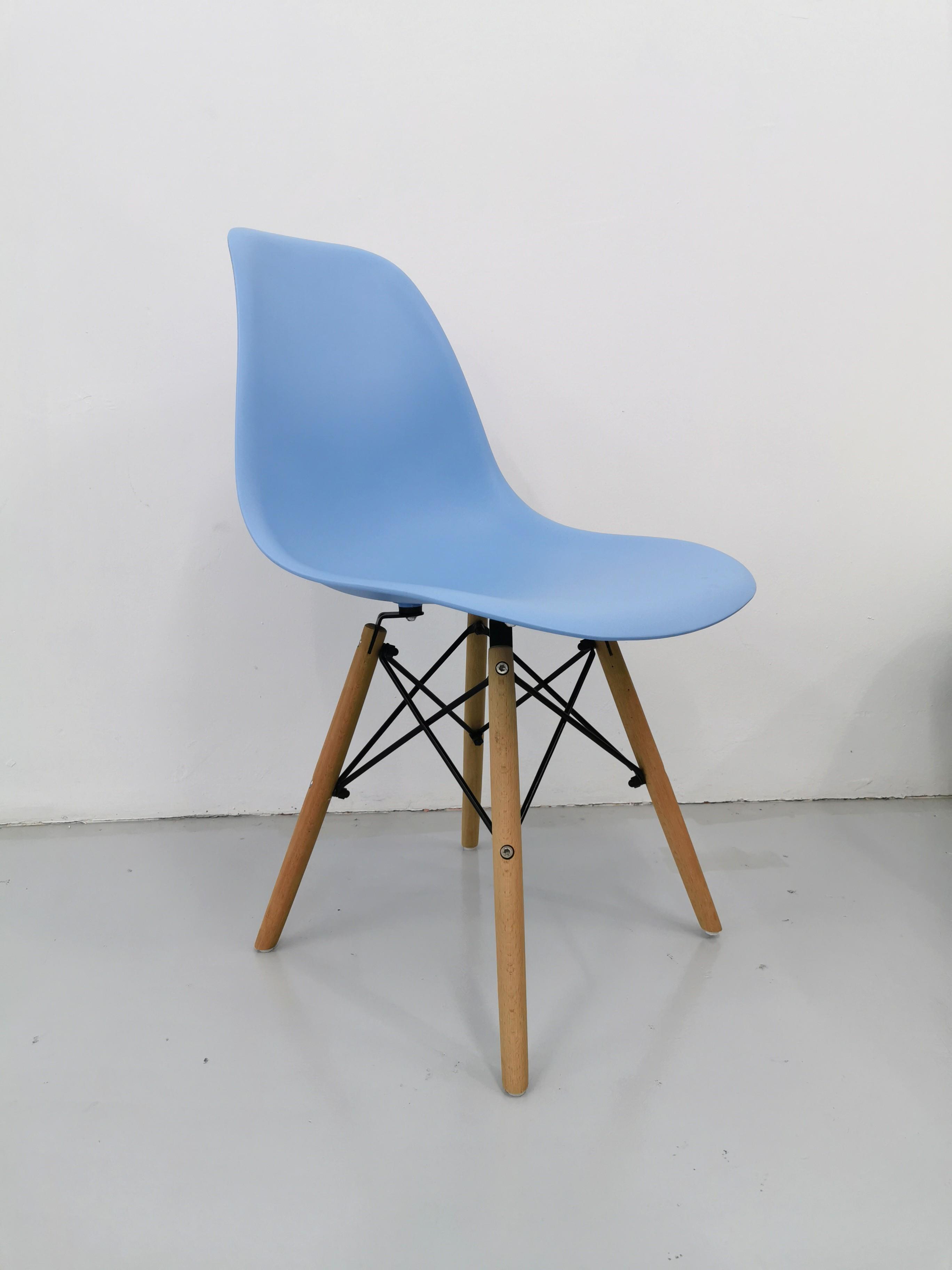 Eames Chair Light Blue Nordic Stool, Furniture & Home Living, Furniture