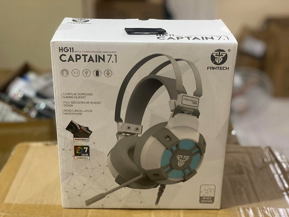 Fantech hg11 captain 7.1 white space edition 2025