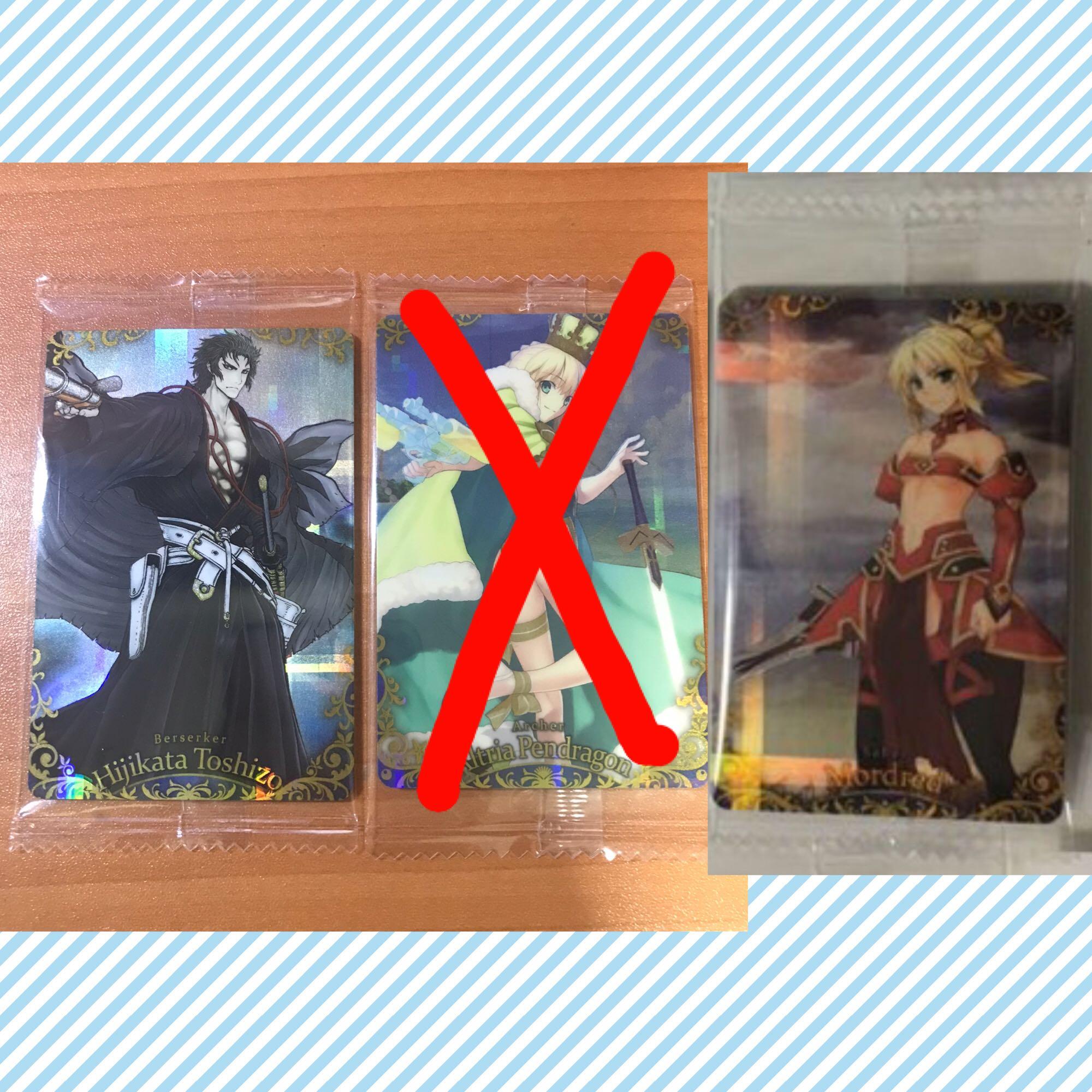 Fgo Fate Grand Order 餅卡小莫莫德雷德土方歲三 興趣及遊戲 玩具 遊戲類 Carousell