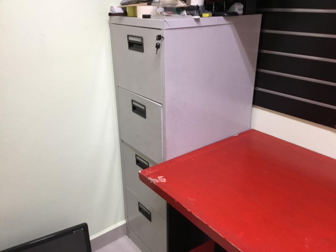 Filing Cabinet W Keys Home Furniture Furniture Fixtures Office Furniture On Carousell