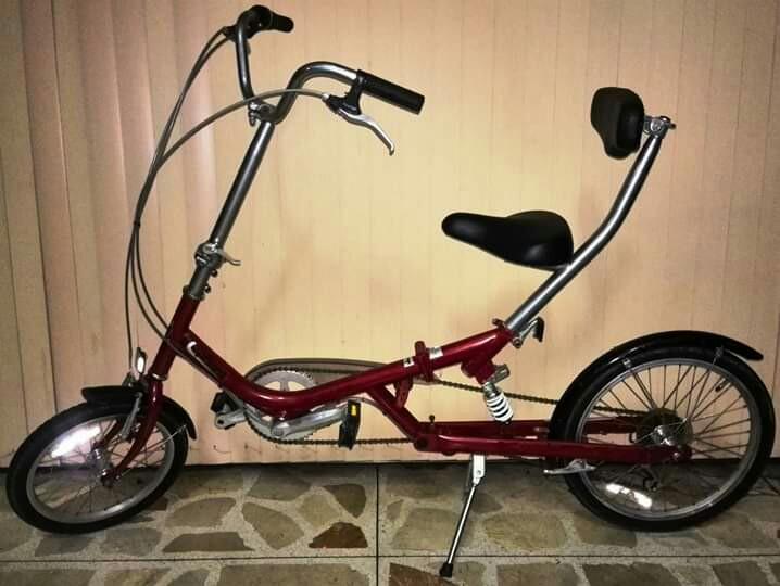 For Sale rare Elephant Brand semi recumbent folding bike Sports