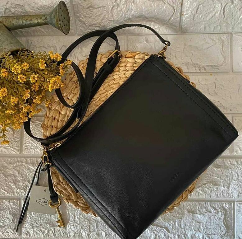 fossil emma crossbody black