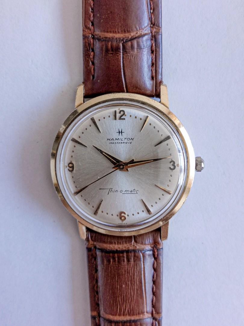 Hamilton thin o matic hotsell 10k gold