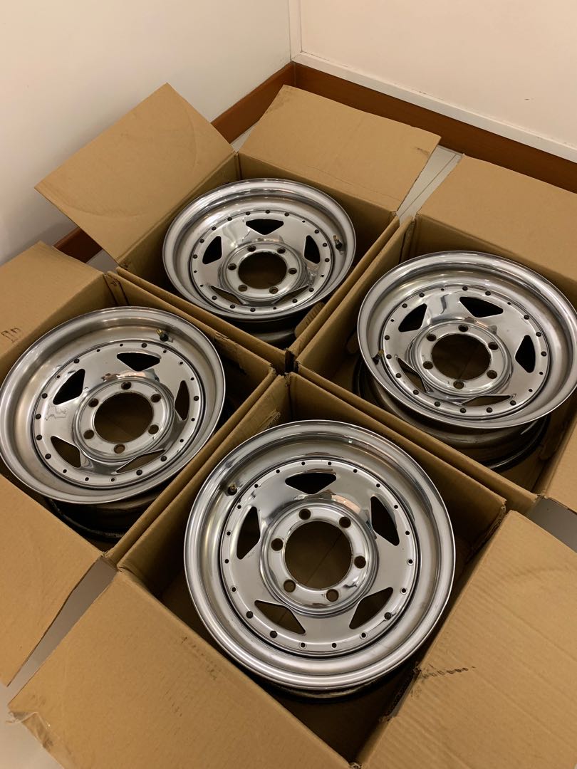 Hiace 15” rims, Car Accessories, Tyres & Rims on Carousell