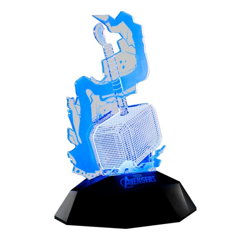 Infothink Marvel Avengers Thor Hammer 3d Line Lamp Home Furniture Furniture Fixtures Lighting And Electricals On Carousell