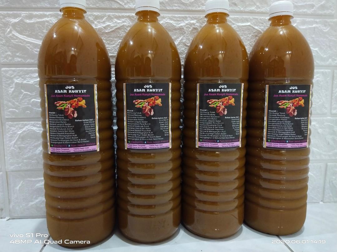Jamu Kunyit Asam 100 Home Made Food Drinks Drinks On Carousell