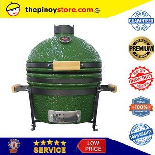 Kamado Table Top 16" Ceramic Smoker and Grill with complete accessories
