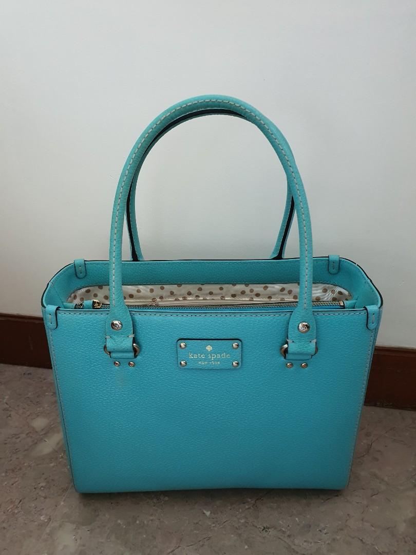 tiffany blue kate spade purse