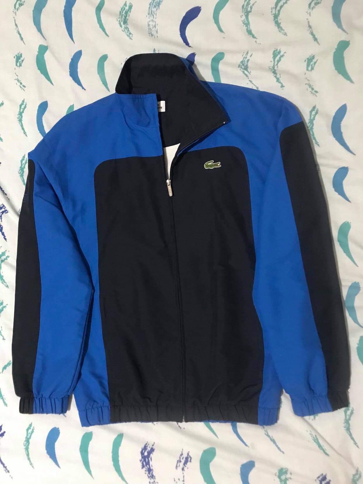 lacoste sport jacket blue