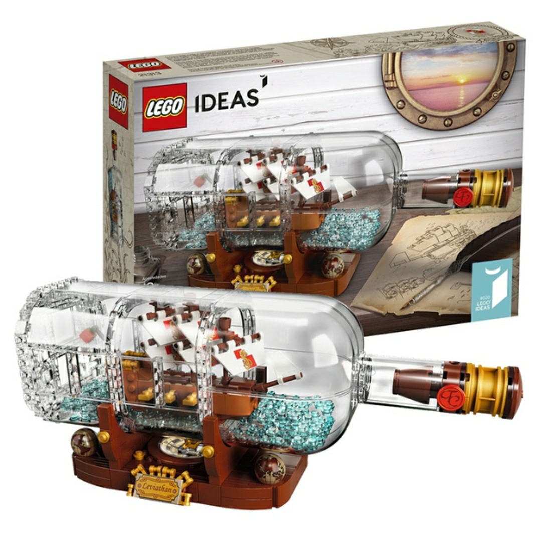 Lego 21313 Ship In Bottle, Toys & Games, Bricks & Figurines on Carousell