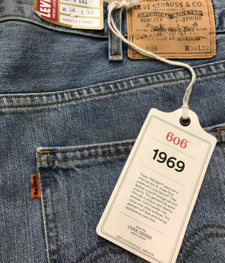 Levis on sale 606 1969
