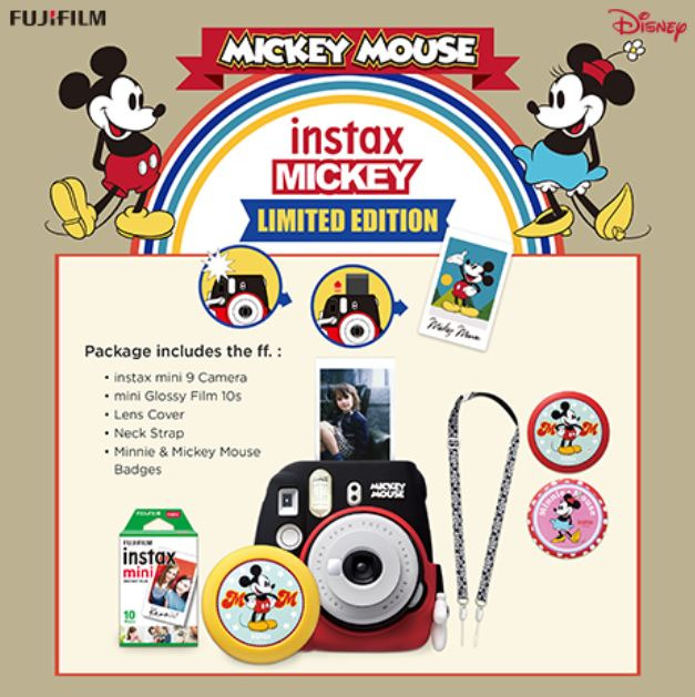 Fujifilm Instax Mini Film Disney Mickey 10 Sheets - Fuji Instant 8 9 11 40  90