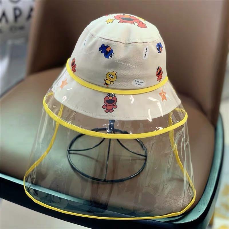 Little Sesame Street Hat + Face Shield 8R1 Suitable for