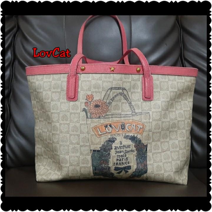 lovcat tote bag