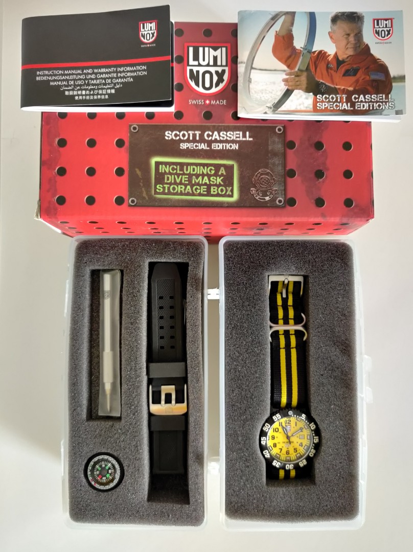 Luminox scott 2025 cassell yellow
