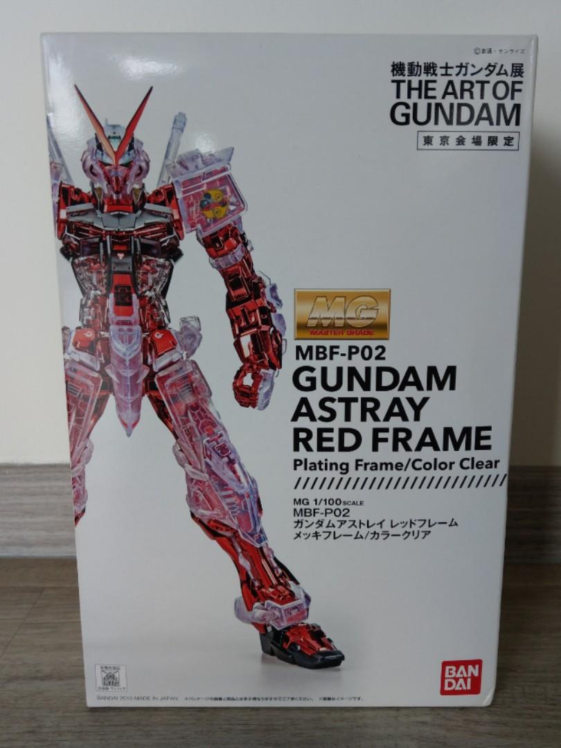 Mg Gundam Astray Red Frame Plating Frame Clear Color The Art Of Gundam Limited Edition Toys Games Bricks Figurines On Carousell