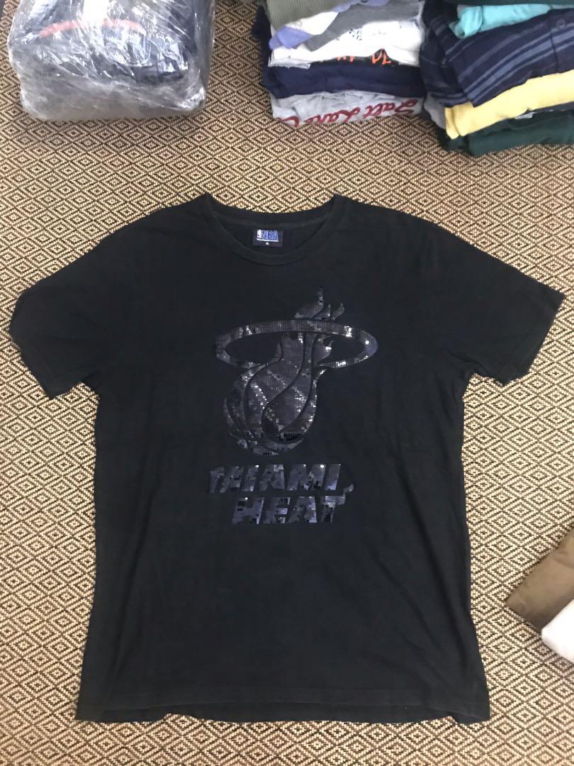 Nba Miami Heat Tee Men S Fashion Clothes Tops On Carousell