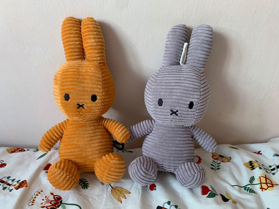 miffy corduroy plush toy, Hobbies & Toys, Toys & Games on Carousell