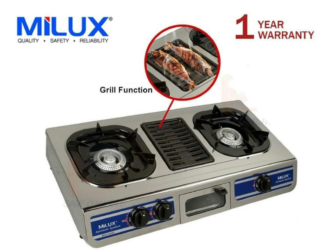 MILUX GAS COOKER WITH GRILL, TV & Home Appliances, Kitchen Appliances, Cookers on Carousell