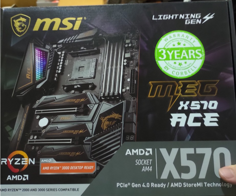 MSI X570 ACE MEG Motherboard, Computers & Tech, Parts & Accessories ...