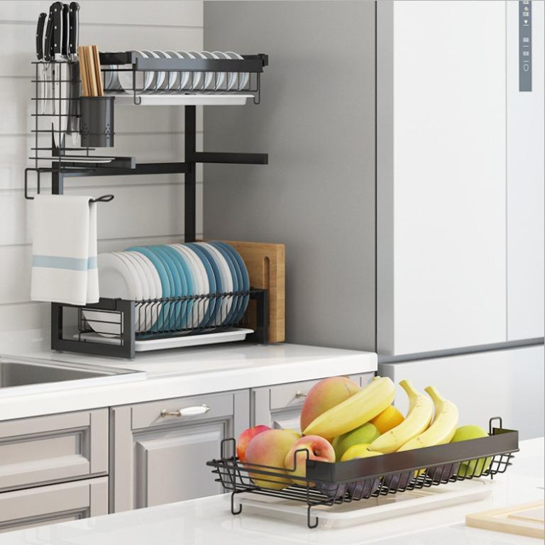 New Design Modern Kitchen Dish Drying Rack 2 Tier 3 Tier Home Appliances Kitchenware On Carousell Get the dish rack off the counter. new design modern kitchen dish drying rack 2 tier 3 tier