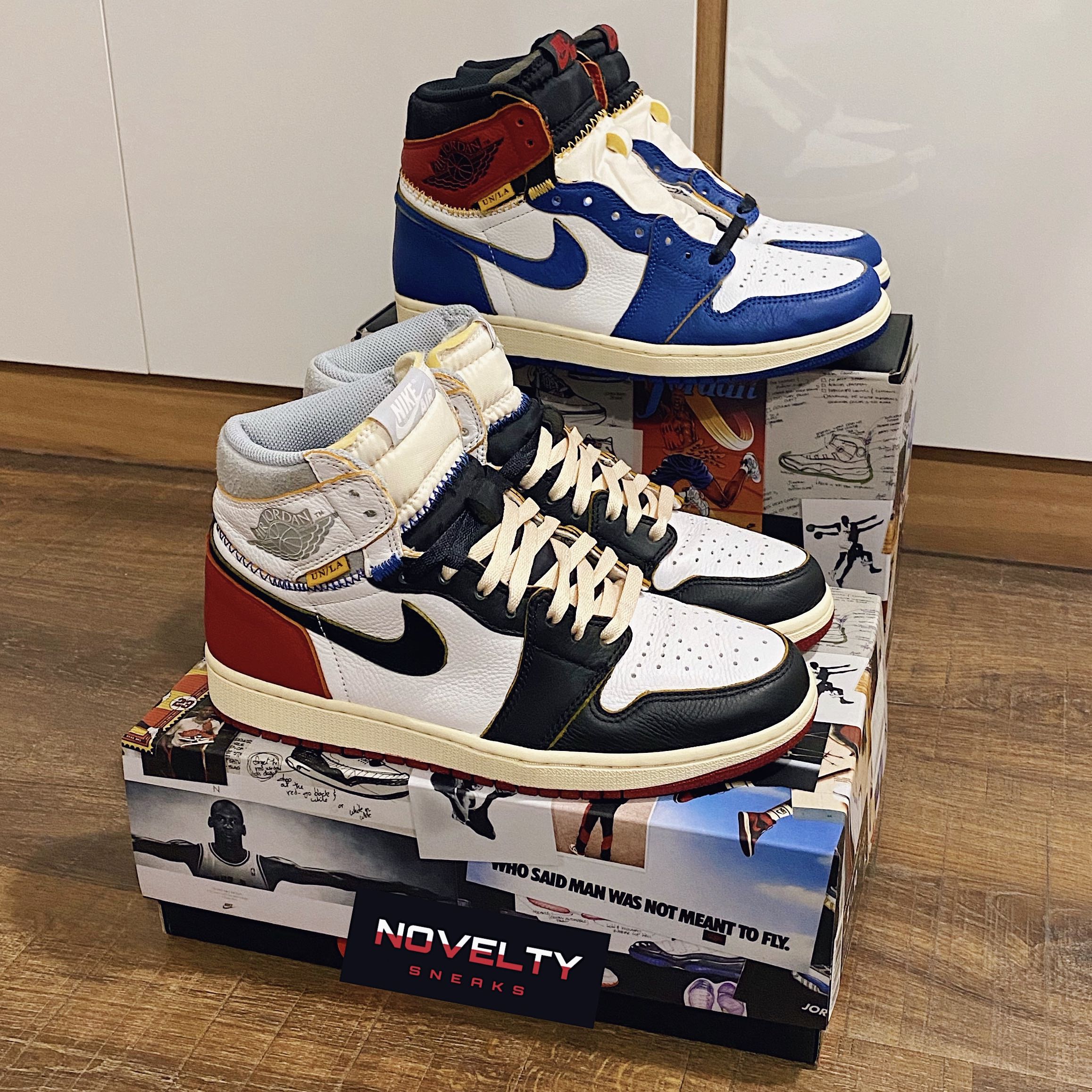 Nike air Jordan 1 union black toe for sale, Men's Fashion