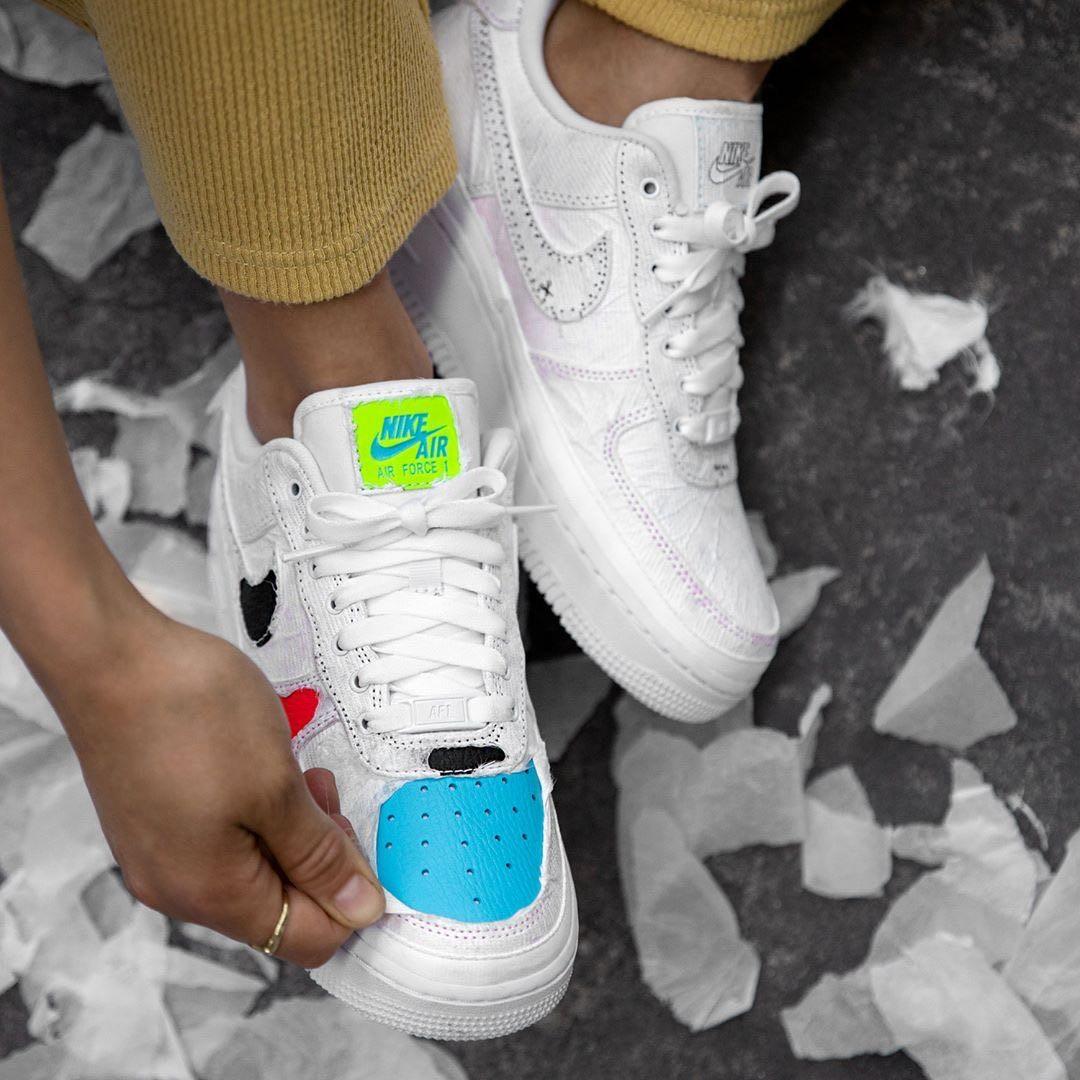 Nike Wmns Air Force 1 Reveal Lx Tear Away White Af1 Women S Fashion Shoes On Carousell