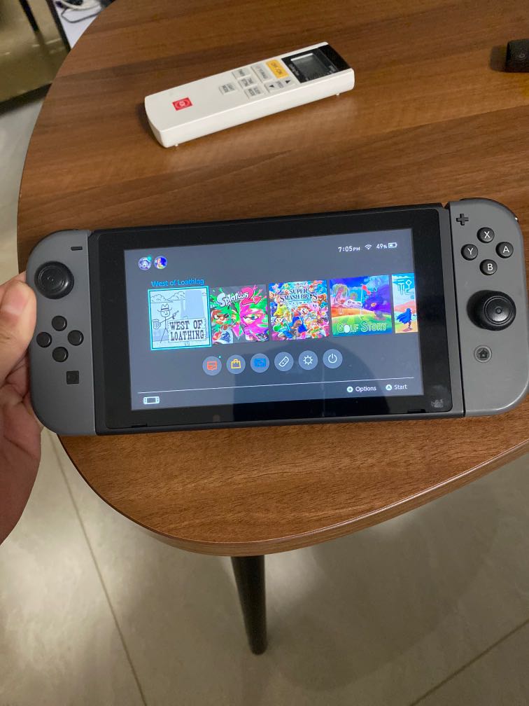 Nitendo switch grey joy cons, Video Gaming, Video Games, Nintendo on