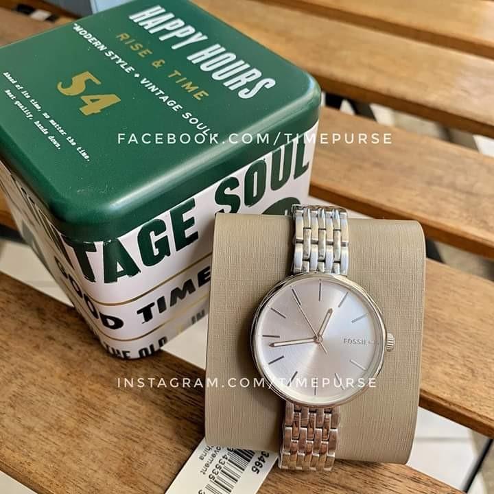 Orig Fossil Hutton BQ3465 Three Hand 