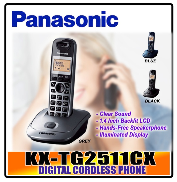 PANASONIC KXTG2511CX Digital Cordless Phone, Mobile Phones & Gadgets