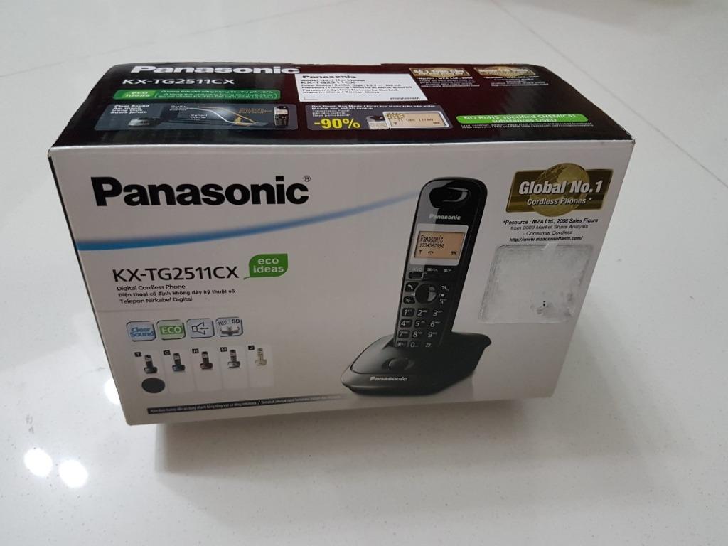 PANASONIC KXTG2511CX Digital Cordless Phone, Mobile Phones & Gadgets