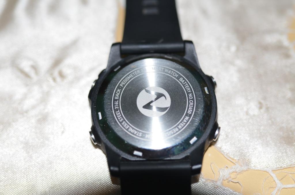 Pedometer 3D Smart Watch Stainless Steel Water Resistant